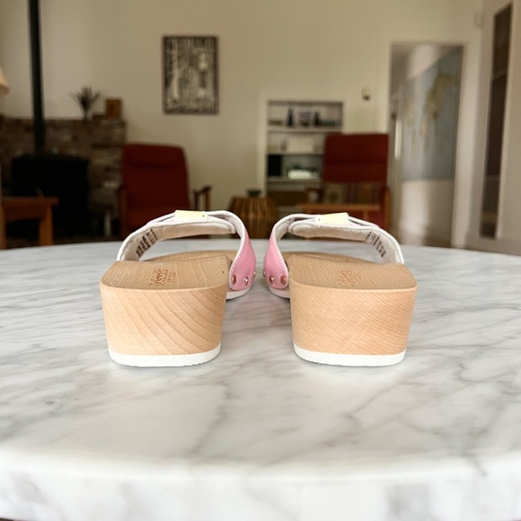 Dr. Scholl's NWOT Original Collection Platform Slide Sandals in Pink Size 8 - Picture 6 of 8